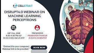Machine Learning - Perceptrons (Online Webinar) screenshot 5