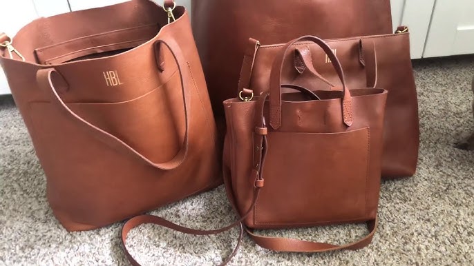 Madewell Transport Tote vs Medium Transport Tote Comparison and