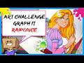 Art challenge graph it raiponce  version longue