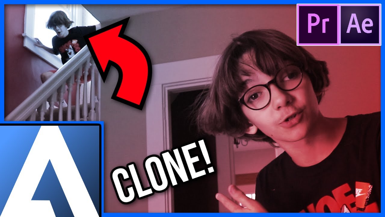 How to clone yourself! Adobe Premiere Pro & After Effects tutorial ...