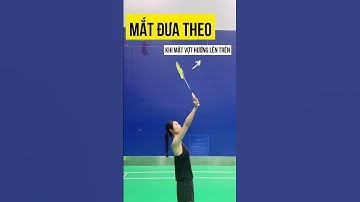Bạn đã xoay cổ tay khi đập cầu  #caulong #badminton #xuhuong