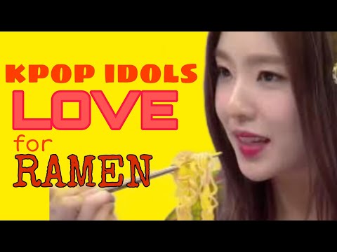 Kpop Idols Eating Ramen