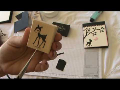 Scherenschnitte Stamping tutorial
