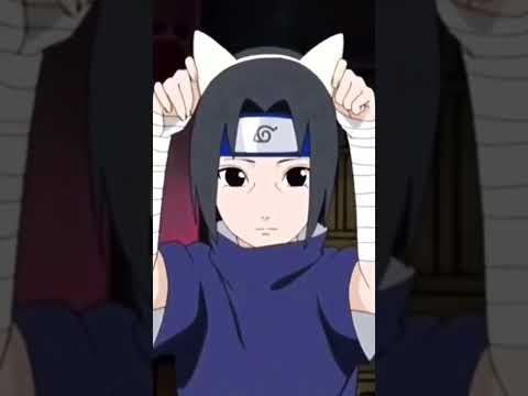 kid itachi=cute                                           young itachi=cool