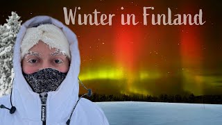 We Spent 7 Days in Finland (-30°C) | Finland in Winter: Northern Lights, Snowmobile & Ski Slopes