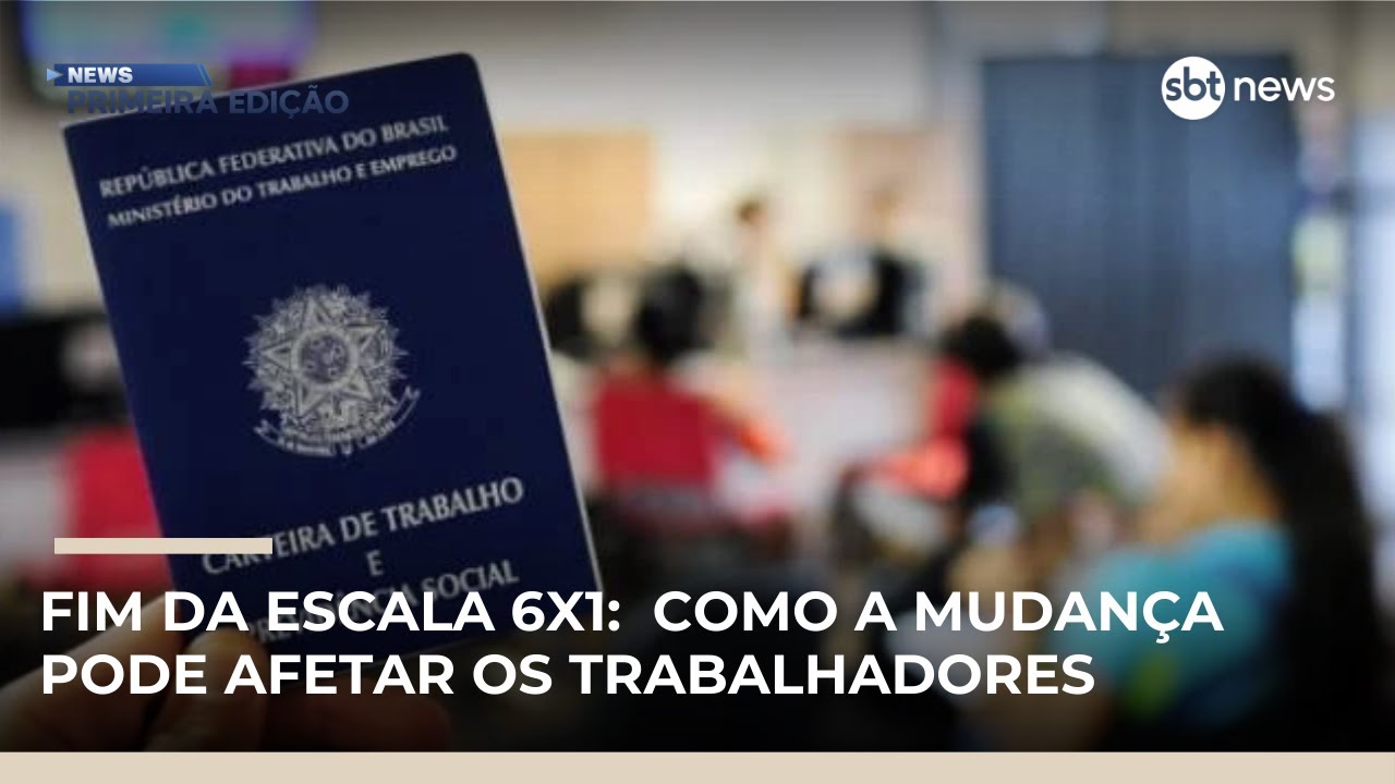 Fim da escala 6x1: entenda o que está em debate no Congresso | #NewsPrimeiraEdição