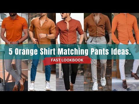 Orange Shirt Matching Pant