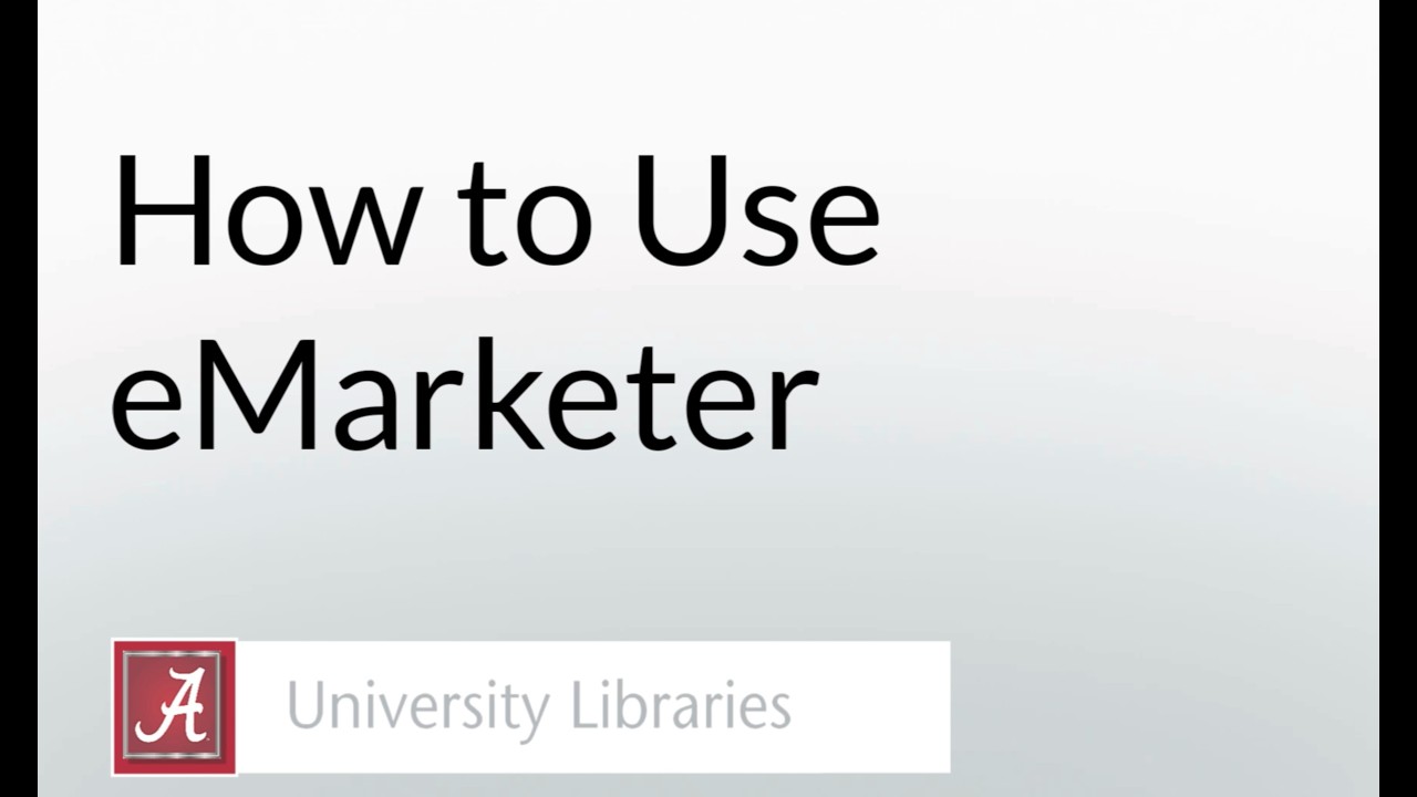 Thumbnail for How to Use eMarketer