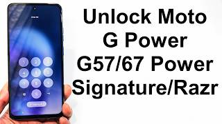 Forgot Password - How to Unlock Motorola G Power, Signature, Razr Ultra, G57 Power, G67 Power etc.