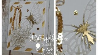 Vellum Embossed Butterfly Card