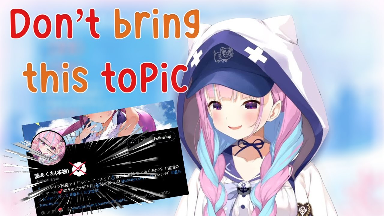 The Topic that will make Aqua go Furious, Don't Bring This Up!