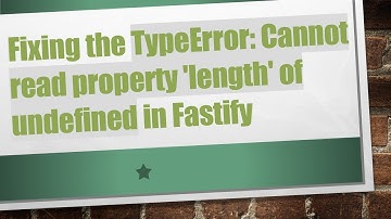 Fixing the TypeError: Cannot read property 
