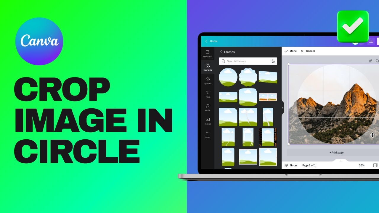 How To Crop an Image into a Circle in Canva [Quick Guide] - YouTube