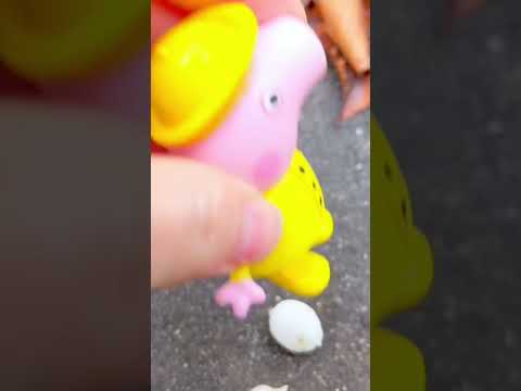 Peppa Pig Toy Fall Outside Play Time! @TinyTreasuresandToys