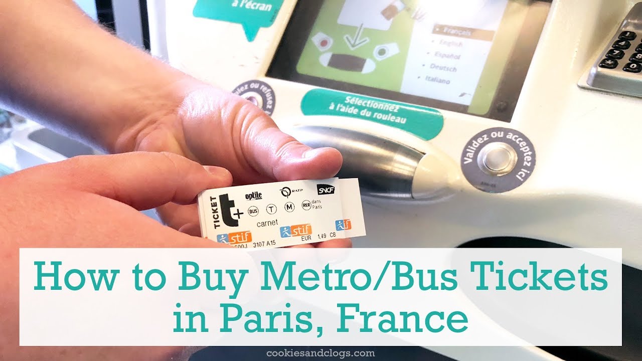 paris tourist metro tickets