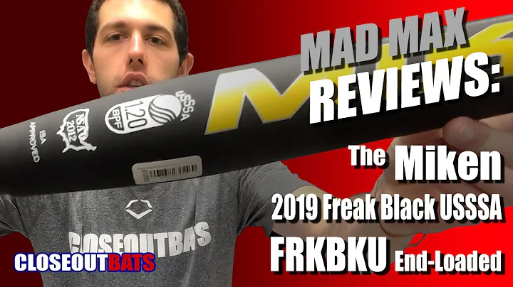 Closeoutbats.com Miken Freak Black Maxload End Loaded Slowpitch Bat FRKBKU USSSA 2019