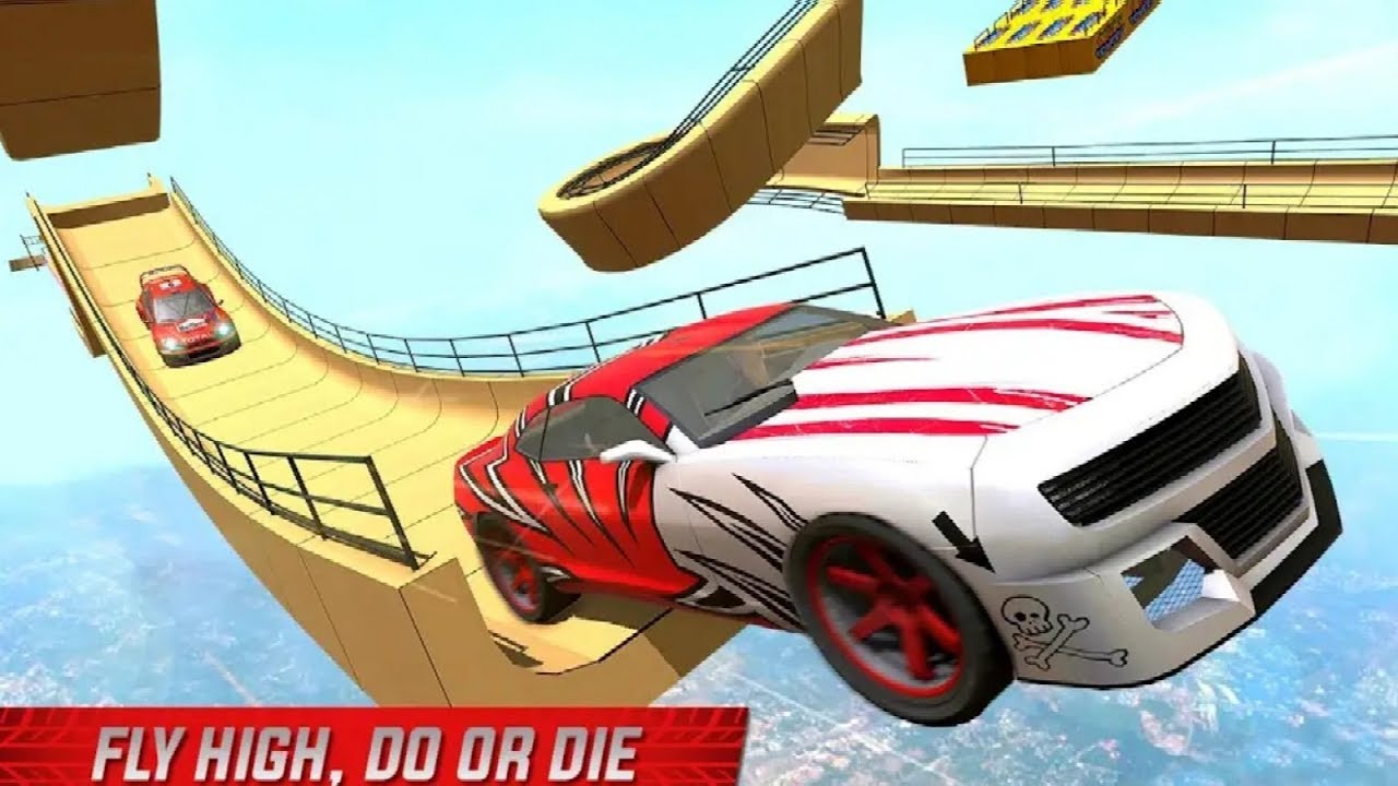 Impossible Mega Ramp Sports Car Stunt Drive - Android GamePlay FHD - Car Games To Play For Free