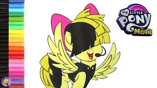 My Little Pony The Movie Coloring Book Page Songbird Serenade Mlp Mlpfim