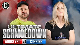 Marc Andreyko vs Rachel Cushing (Round 1 Singles Ultimate Schmoedown) | Movie Trivia Schmoedown