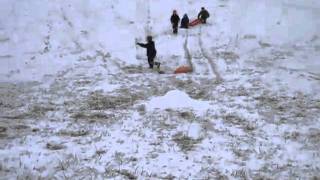 Sledding with Bryson, Briggs, Jake, Wil & Lucy 5