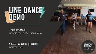 This Home Line Dance Demo