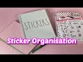 STICKER ORGANISATION | HOW TO GET ALL YOUR STICKER ICONS INTO 1 BOOK