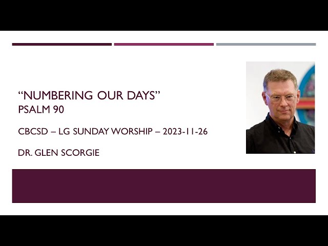 LG Worship Service - Nov. 26, 2023