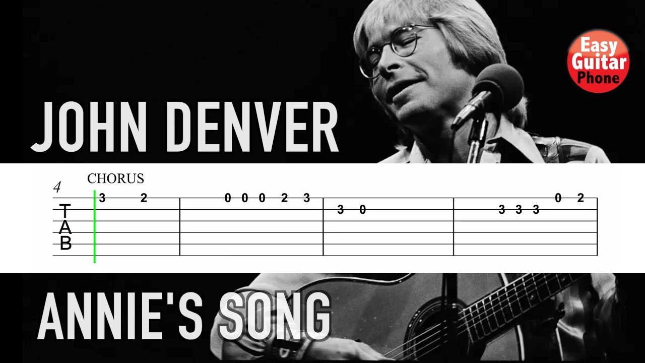 John Denver - Annie's Song - EASY GUITAR TAB