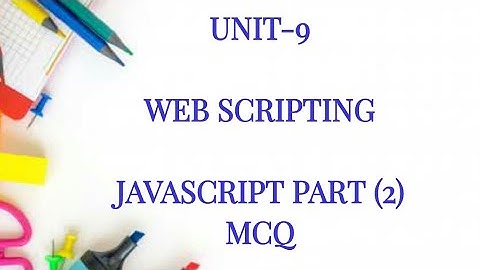 PG TRB CS- JAVASCRIPT PART (2) MCQ