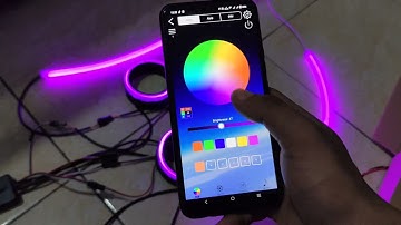 CARA SETTING ALIS RGB MENGGUNAKAN APK LED LAMP