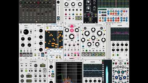Ambient Modular in VCV Rack : Mutable Instruments Rings, Marbles, Field Recording, Chronoblob