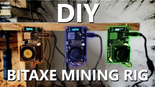 DIY Bitaxe Bitcoin Mining Rig Build - Bitaxe Max, Supra and Gamma