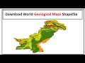 How to download World Geological Map Shapefile