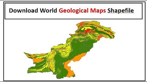 How to download World Geological Map Shapefile
