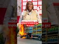 Bobo-Dioulasso : La RN7 perturbée après un accident impliquant un camion de bouteilles de gaz