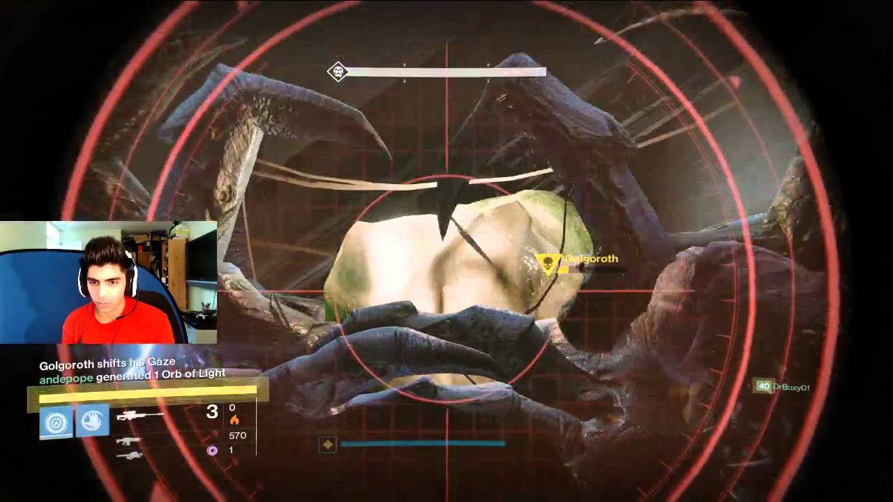 Destiny: GOLGOROTH CHALLENGE MODE FIRST TIME + LOOT DROP 320 GEAR! LIVESTREAM!