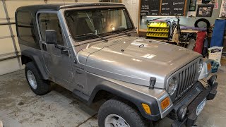 Starting the teardown of the Jeep Wrangler!