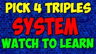 Pick 4 Triples System Profile