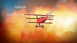 sketchup to iclone - Tutorial - model optimize and convert