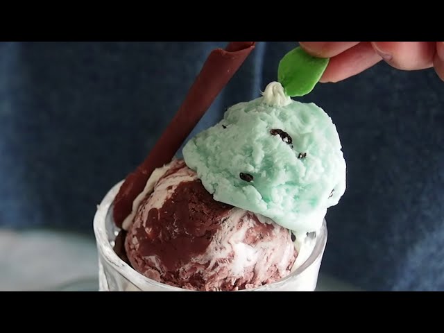 飾ってかわいい！チョコミントパフェの作り方 Chocolete mint Parfait