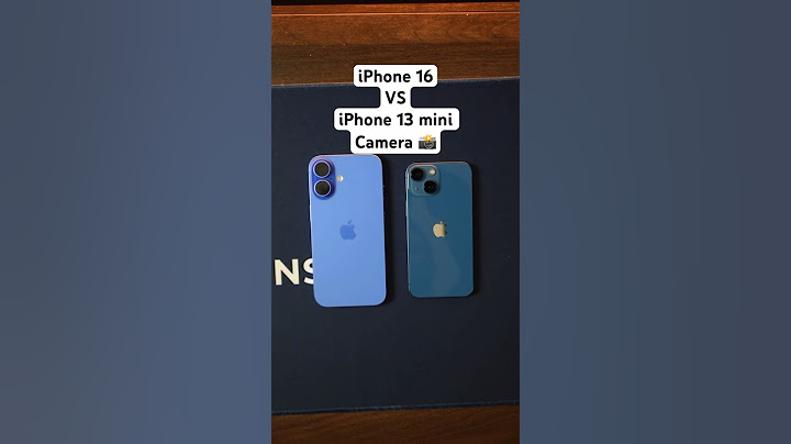 iPhone 16 VS iPhone 13 mini Camera 📸  #shorts #iphone16