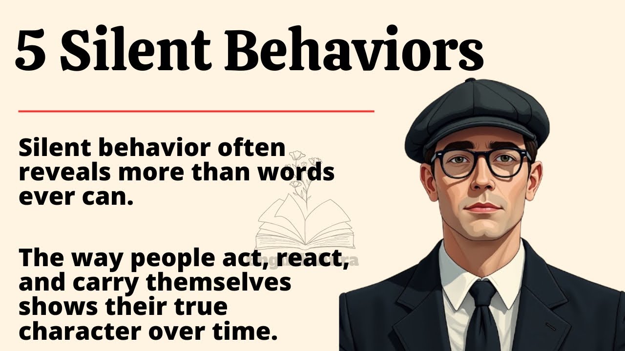 5 Silent Behaviors 🔕🔥 Motivational Video For Learning | Improve Your English Language Every Day ✅ | 