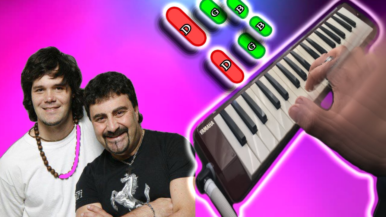 Explicale Amar azul 🎹 TUTORIAL MELODICA cumbia (melodica♣chan) YouTube