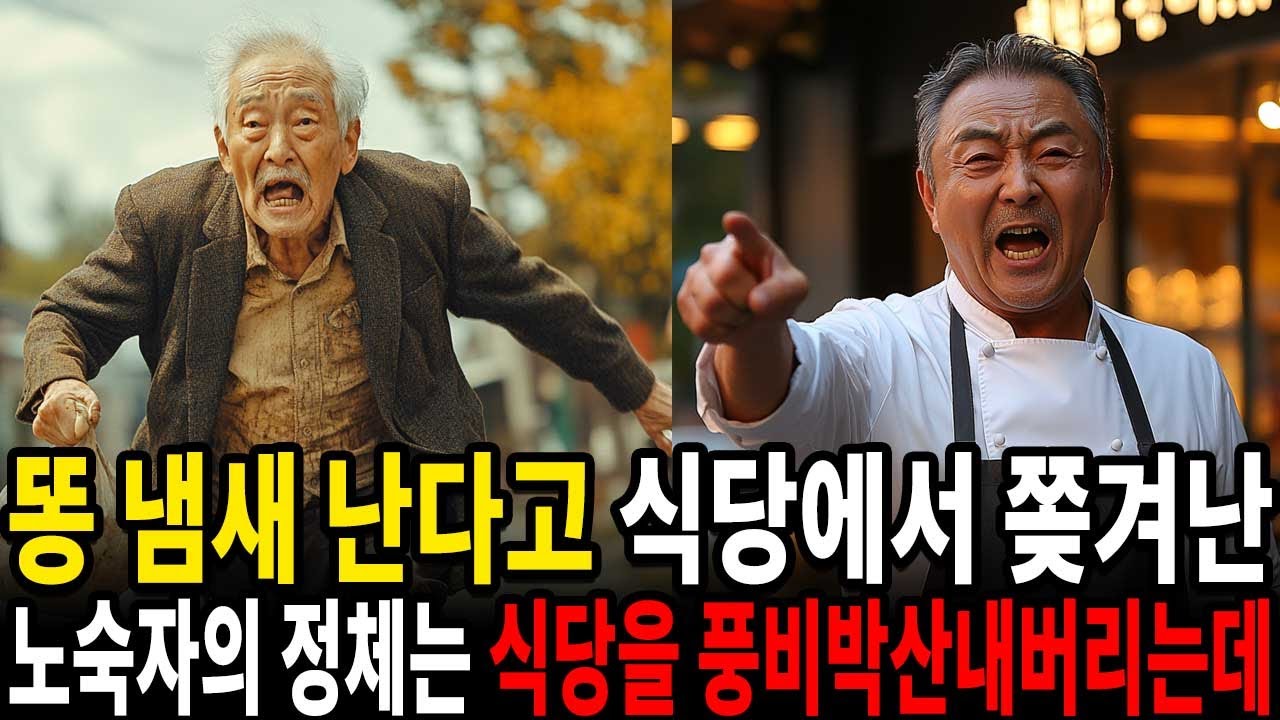 Outline Video 똥 냄새 난다고 식당에서 쫓겨난 할아버지의 정체가 밝혀지며 그 식당은 풍비박산이 나게 되는데...