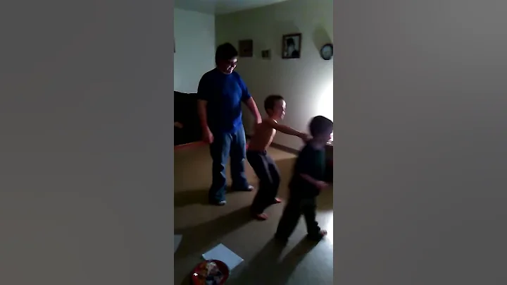 My friends dancing