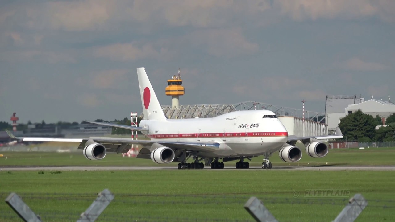 Japanese Air Force One and Two | Prime Minister Shinzō Abe | Landing @ Hamburg Airport