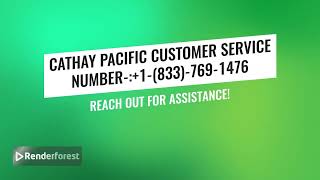 Cathay Pacific Customer Service free 1