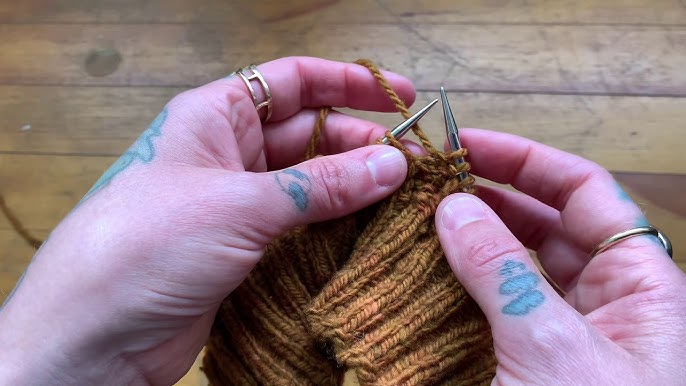 How to knit cables without a cable needle – DONNAROSSA