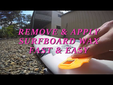 HOW TO Remove and Apply Your Surfboard Wax THE EASIEST WAY
