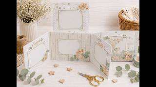 Cómo Crear un Álbum de Bebé de Scrapbooking | Little Moments | Tutorial Paso a Paso 5